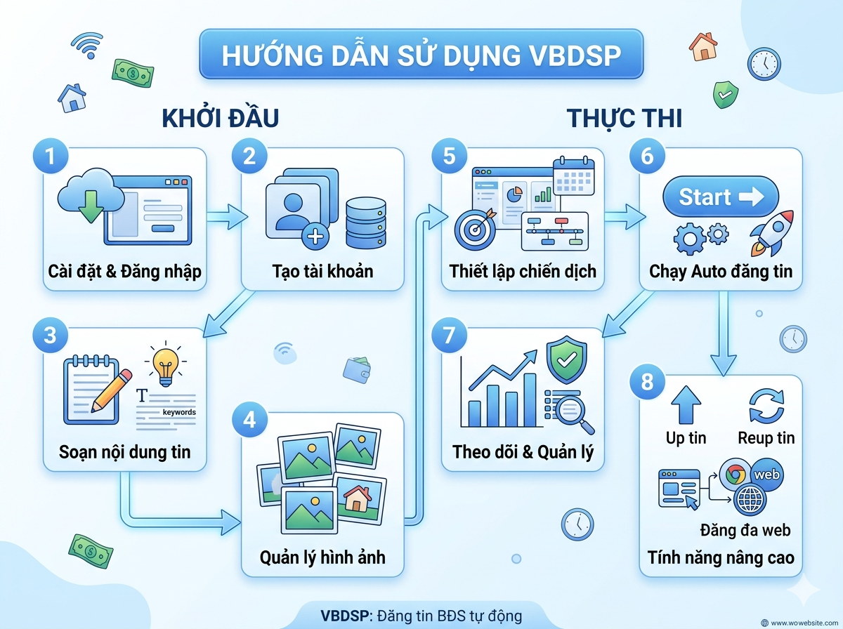 Hướng dẫn sử dụng phần mềm đăng tin VBDS